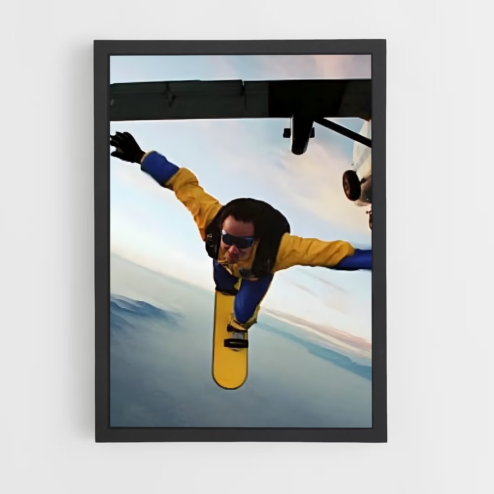 Poster Sky Dive Adventure – affiche Parachutisme (vue 2)